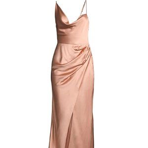 Significant Other Blush Silk Gown Size 4